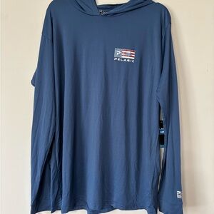 Pelagic Navy Hoodie with Logo